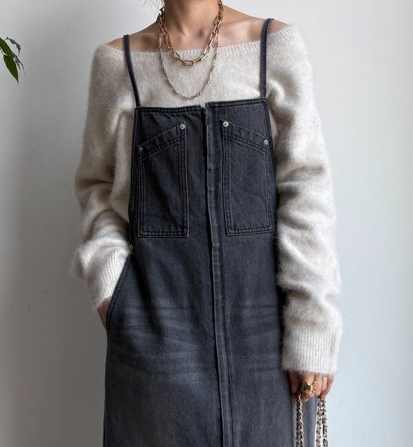  「デニムキャミジャンスカ」|ワンピース|