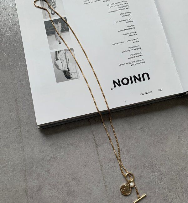  「コインネジリチェーンネックレス」|ネックレス|