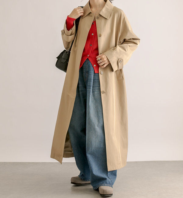  「【MONN.:. (モン)】オーバーステンカラーコート」|その他|