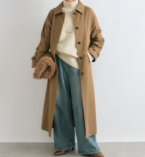  「【MONN.:. (モン)】オーバーステンカラーコート」|その他|