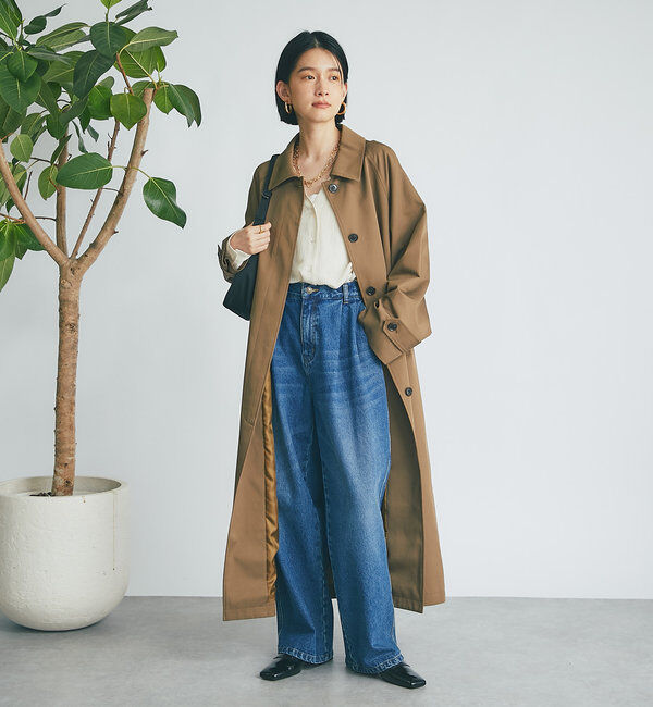  「【MONN.:. (モン)】オーバーステンカラーコート」|その他|