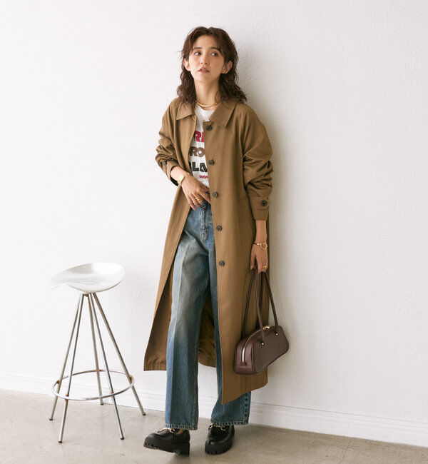  「【MONN.:. (モン)】オーバーステンカラーコート」|その他|