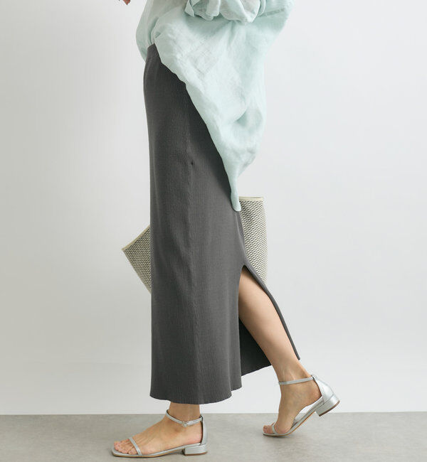  「予約【新色追加/マイナス3kg/レビュー高評価☆】リブタイトスカート」|スカート|