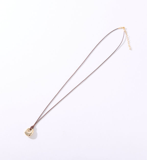  「【存在感◎】フロートリングモチーフネックレス」|ネックレス|