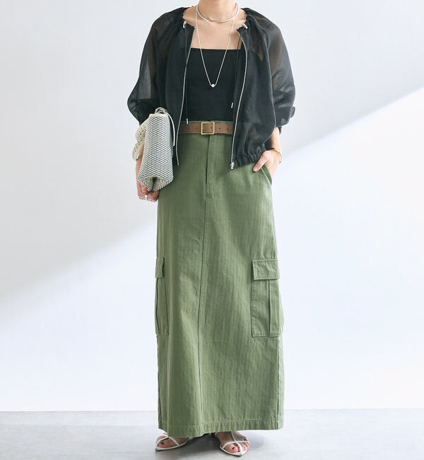  「【軽やかな着心地】ソフトオーガンジーZIPブルゾン」|ブルゾン・スタジャン|