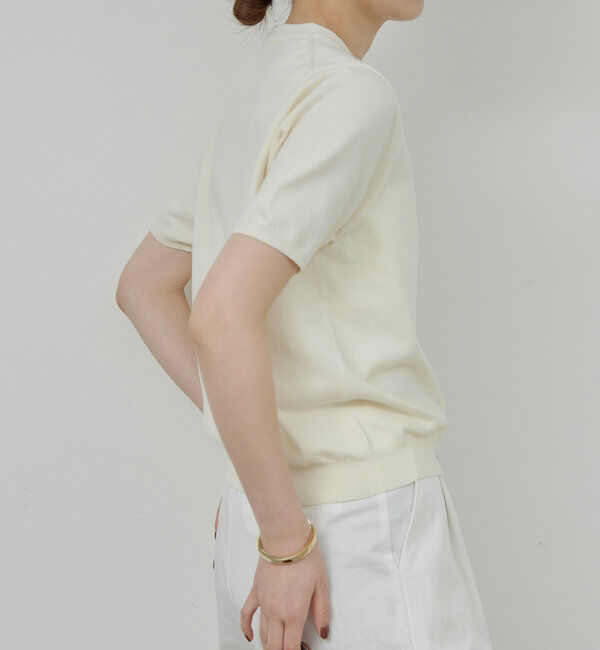  「Tバーハーフスリーブカーディガン」|ニット・セーター|