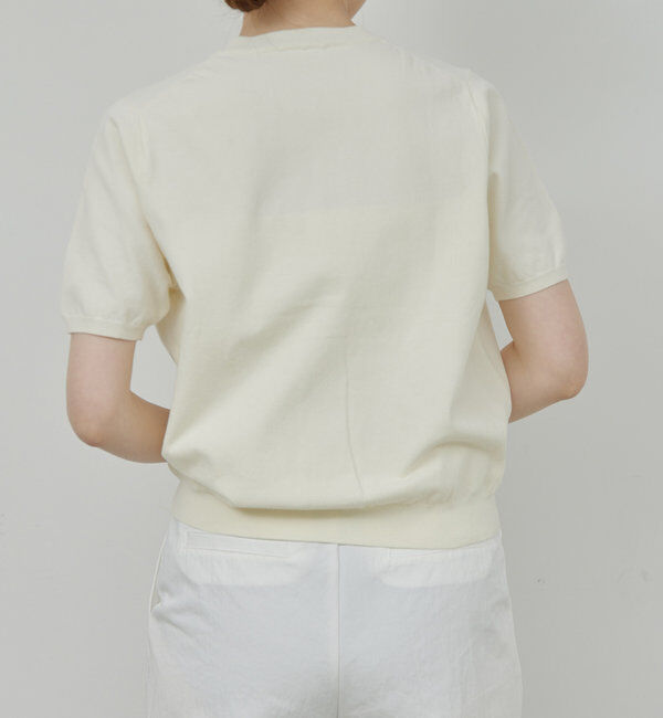  「Tバーハーフスリーブカーディガン」|ニット・セーター|