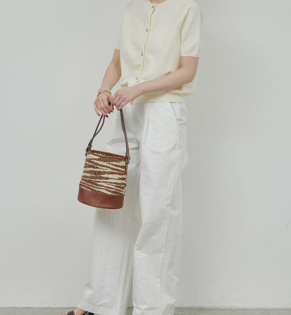  「Tバーハーフスリーブカーディガン」|ニット・セーター|