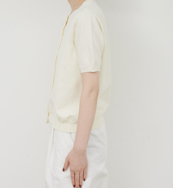  「Tバーハーフスリーブカーディガン」|ニット・セーター|