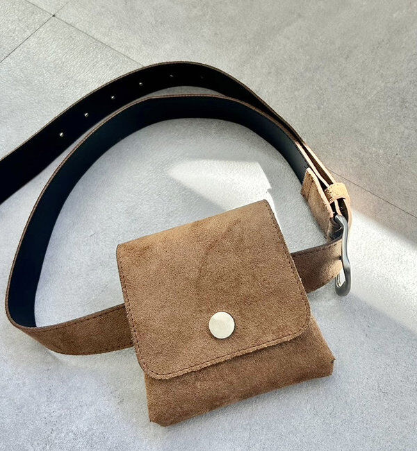  「フェイクスウェードウエストポーチ」|トートバッグ|