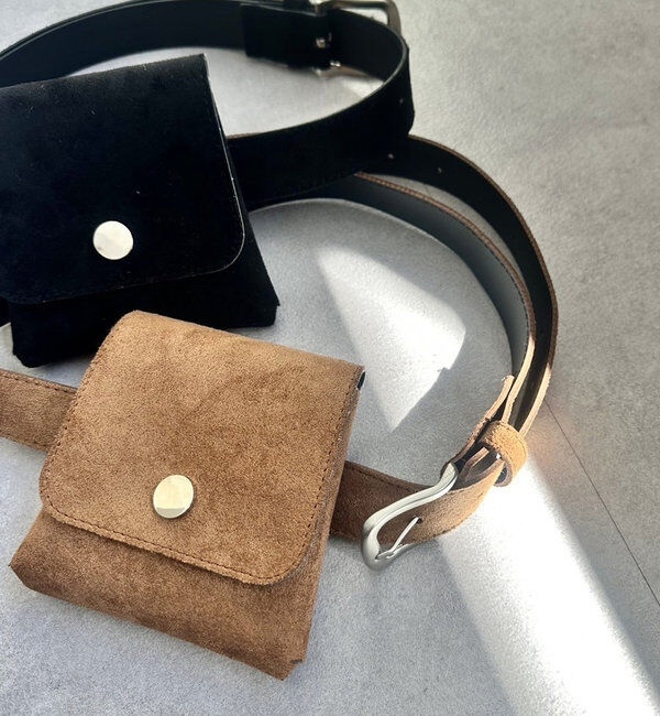  「フェイクスウェードウエストポーチ」|トートバッグ|