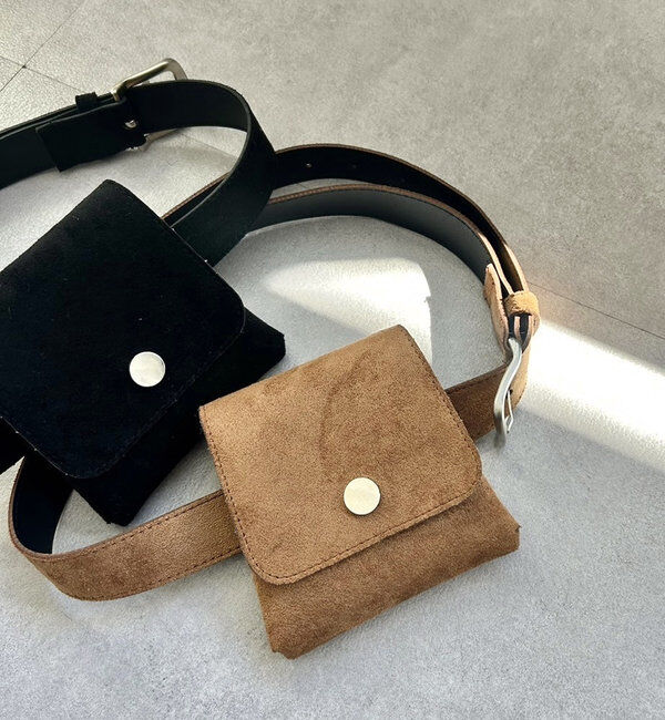  「フェイクスウェードウエストポーチ」|トートバッグ|