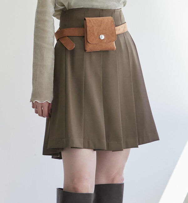  「フェイクスウェードウエストポーチ」|トートバッグ|