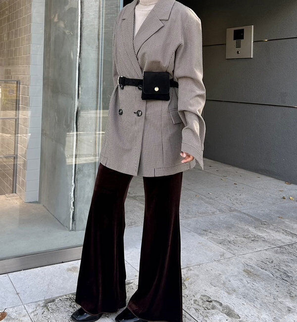  「フェイクスウェードウエストポーチ」|トートバッグ|