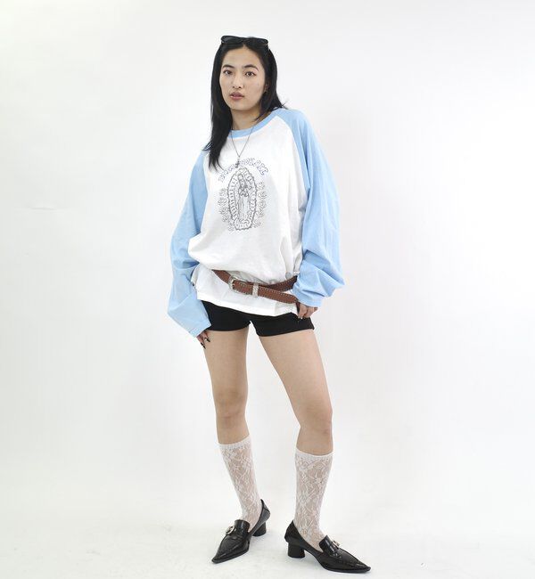  「＊WEB限定【BLESS YOU/ブレスユー】マリアラグランロンT」|Tシャツ・カットソー|