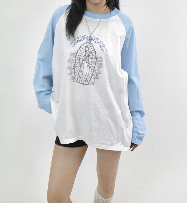  「＊WEB限定【BLESS YOU/ブレスユー】マリアラグランロンT」|Tシャツ・カットソー|