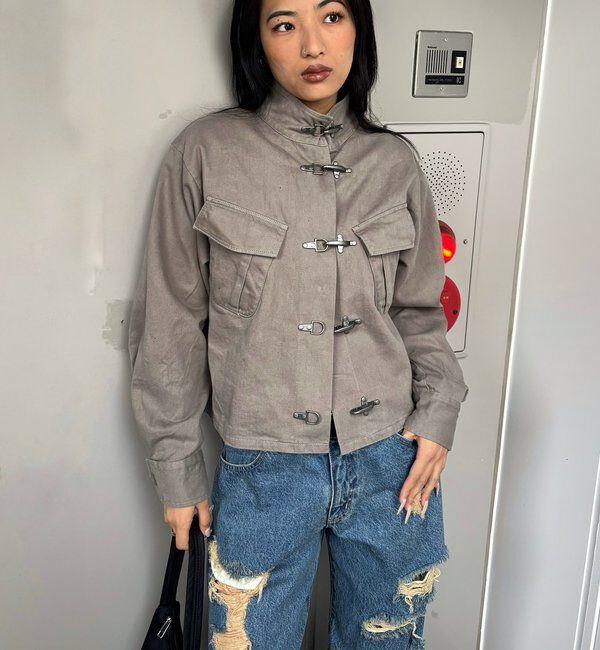  「FIREMAN MILITARY SHIRT JACKET」|ブルゾン・スタジャン|