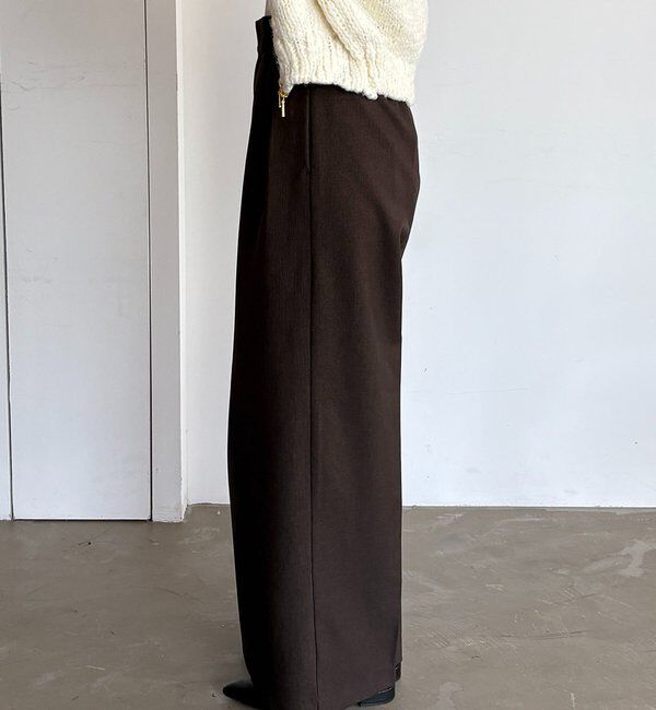  「【累計2万本突破！】【低身長・高身長サイズあり】2タックワイドパンツ」|チノ|