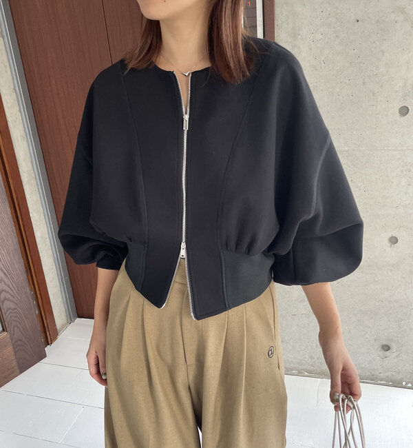  「【人気アイテム再入荷】WフェイスZIPカーディガン」|Tシャツ・カットソー|