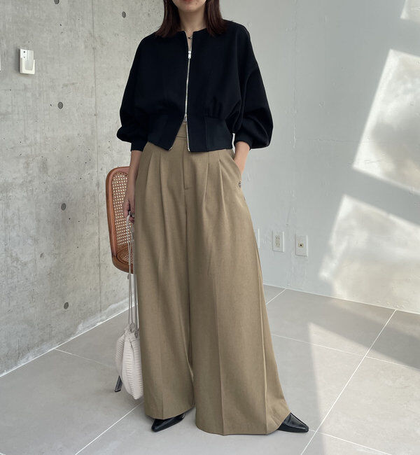  「【人気アイテム再入荷】WフェイスZIPカーディガン」|Tシャツ・カットソー|