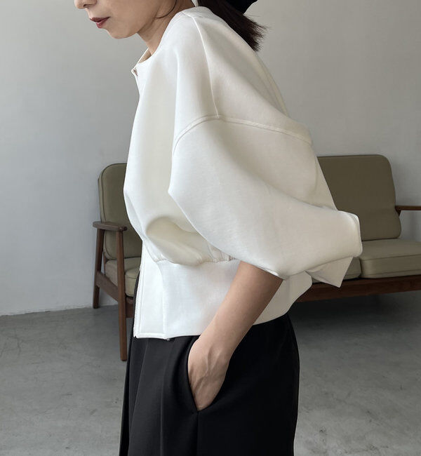  「【人気アイテム再入荷】WフェイスZIPカーディガン」|Tシャツ・カットソー|