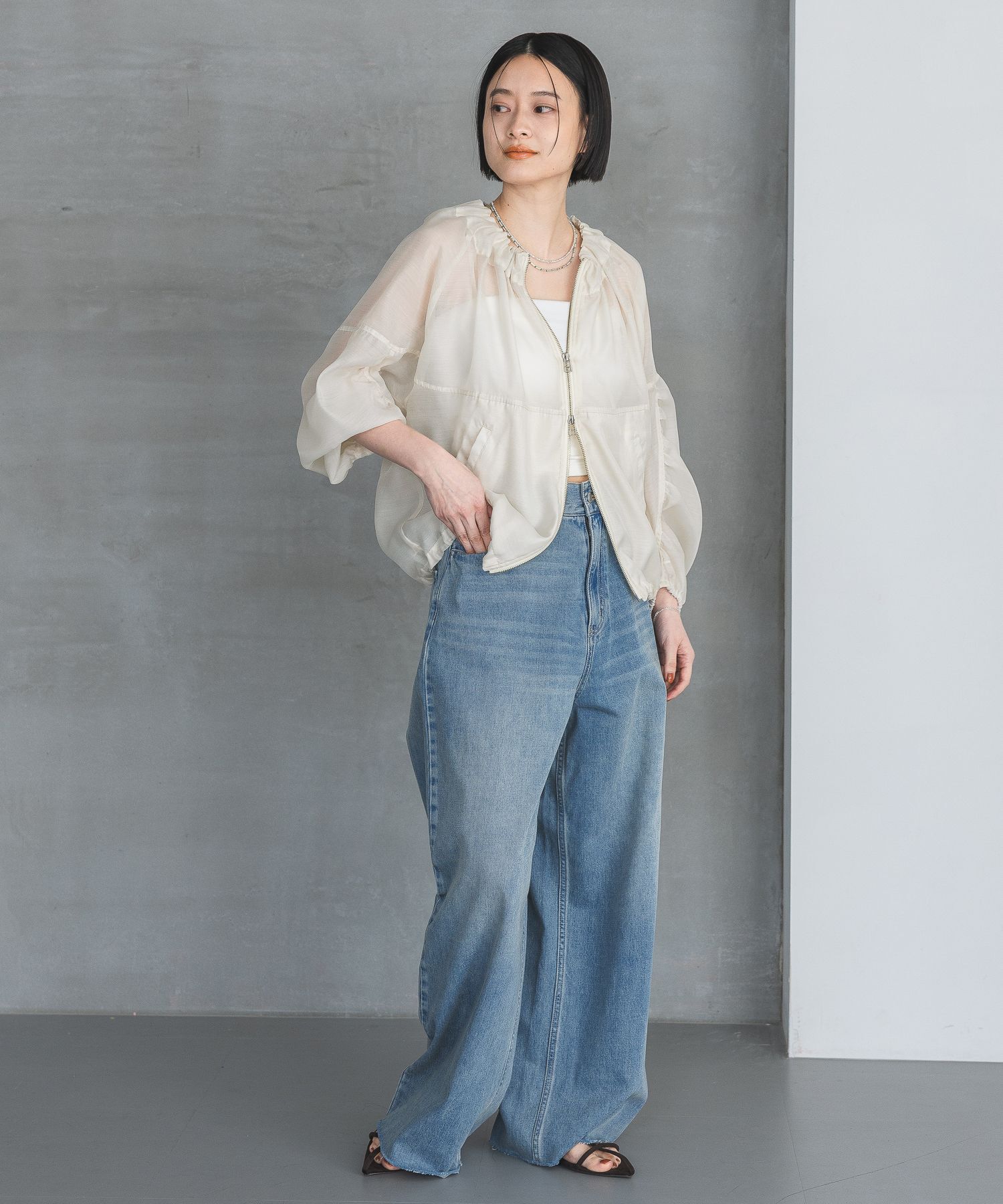 A part by 「シアーシャーリングブルゾン」|ブルゾン・スタジャン|