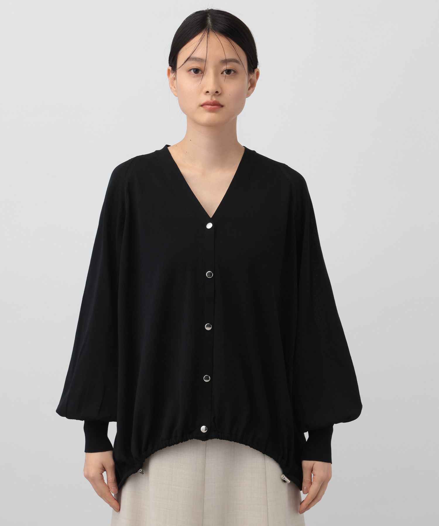 A part by 「【UVカット】ドロストビッグVカーディガン」|ニット・セーター|