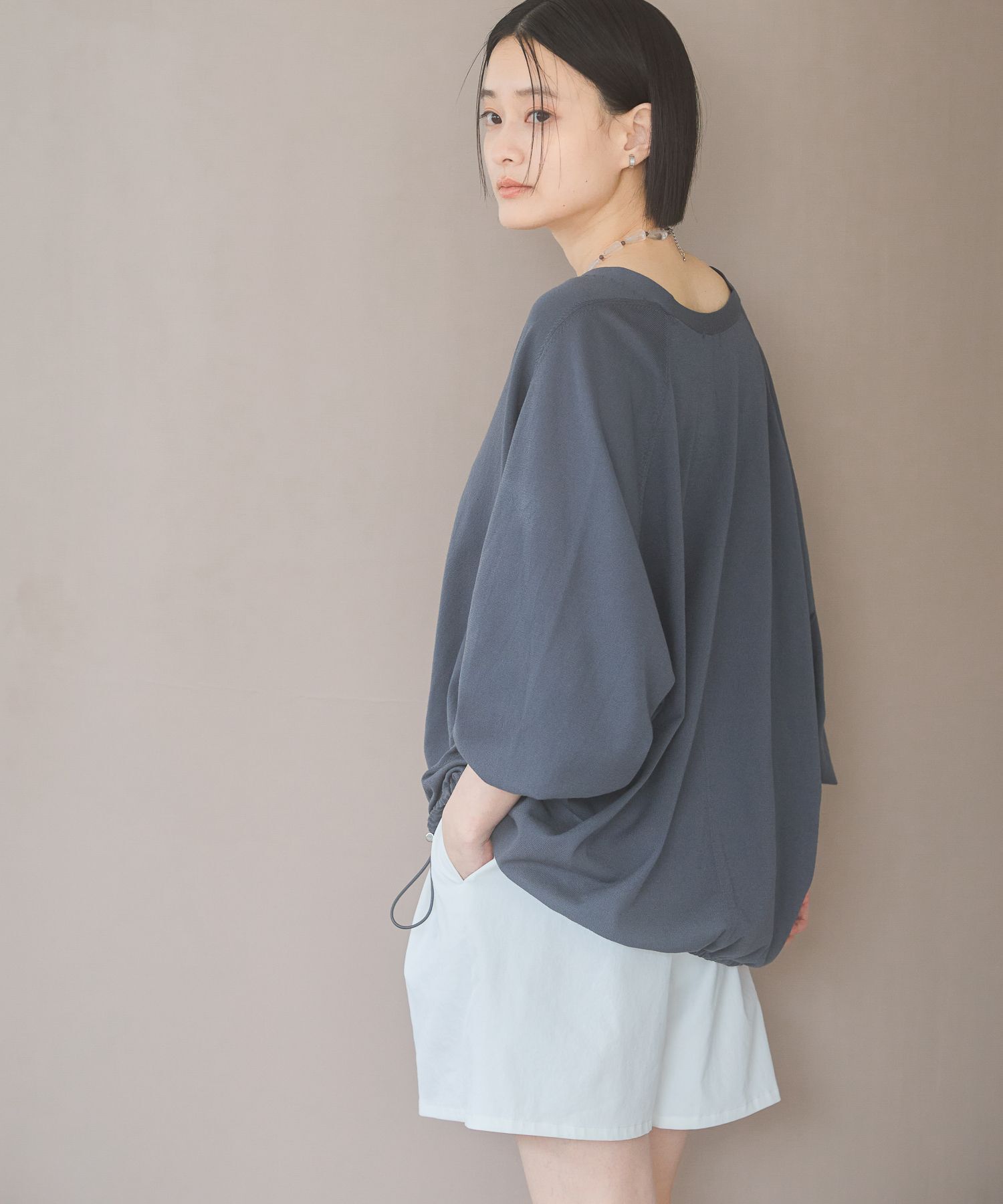 A part by 「【UVカット】ドロストビッグVカーディガン」|ニット・セーター|