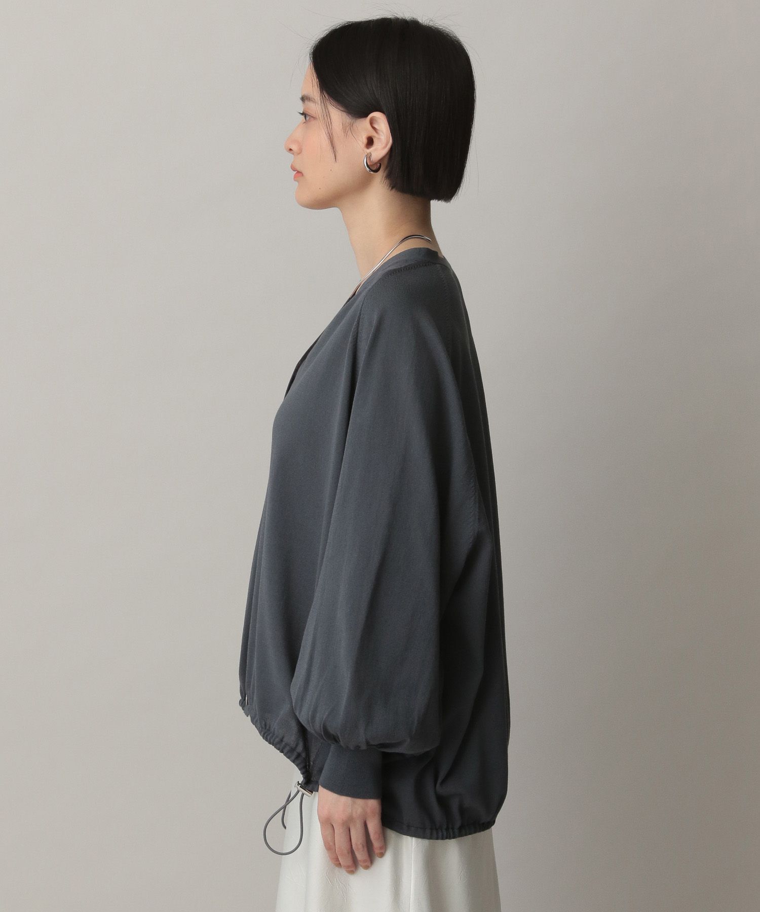 A part by 「【UVカット】ドロストビッグVカーディガン」|ニット・セーター|