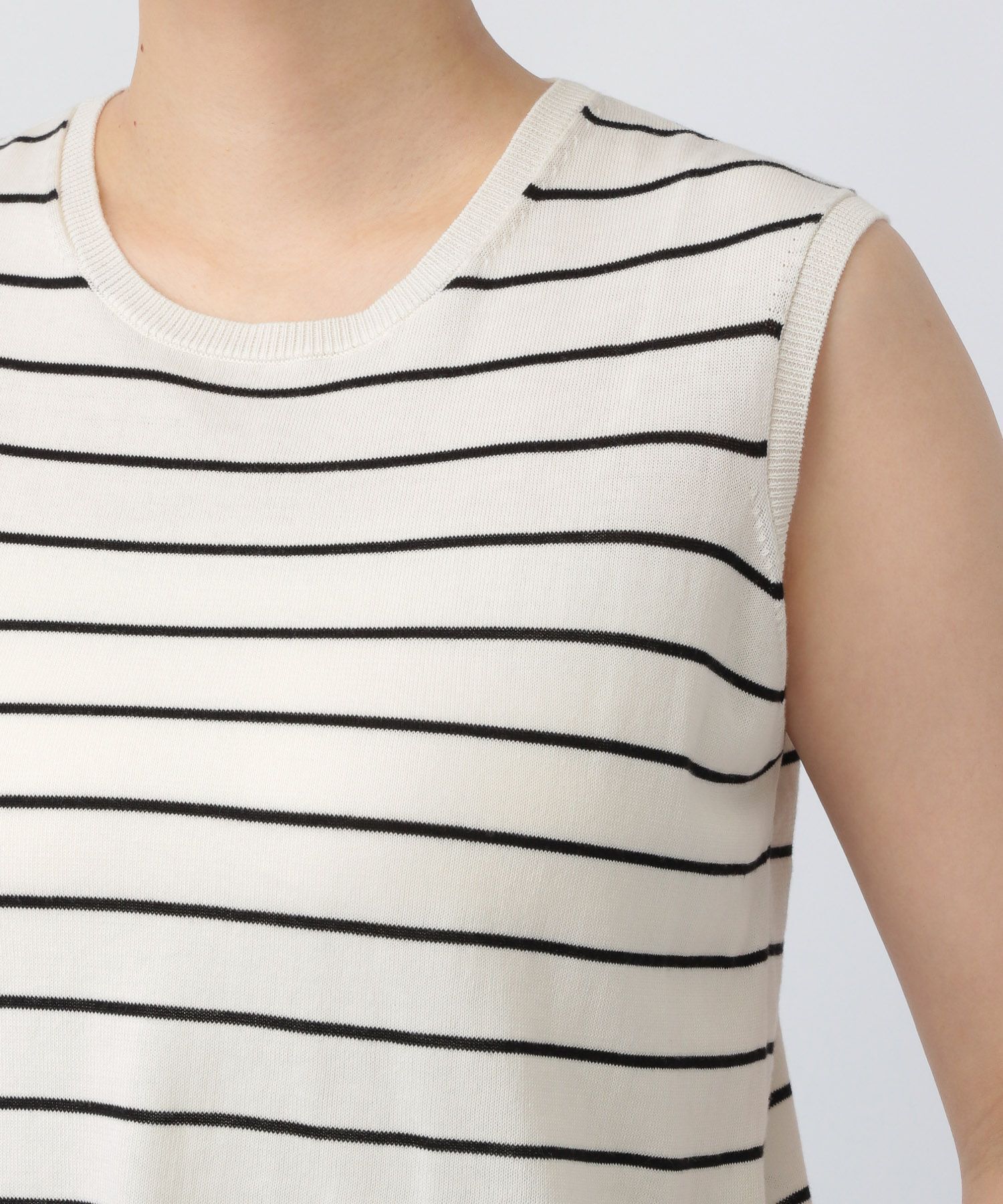 A part by 「【接触冷感】Frozzee ノースリーブニット」|Tシャツ・カットソー|