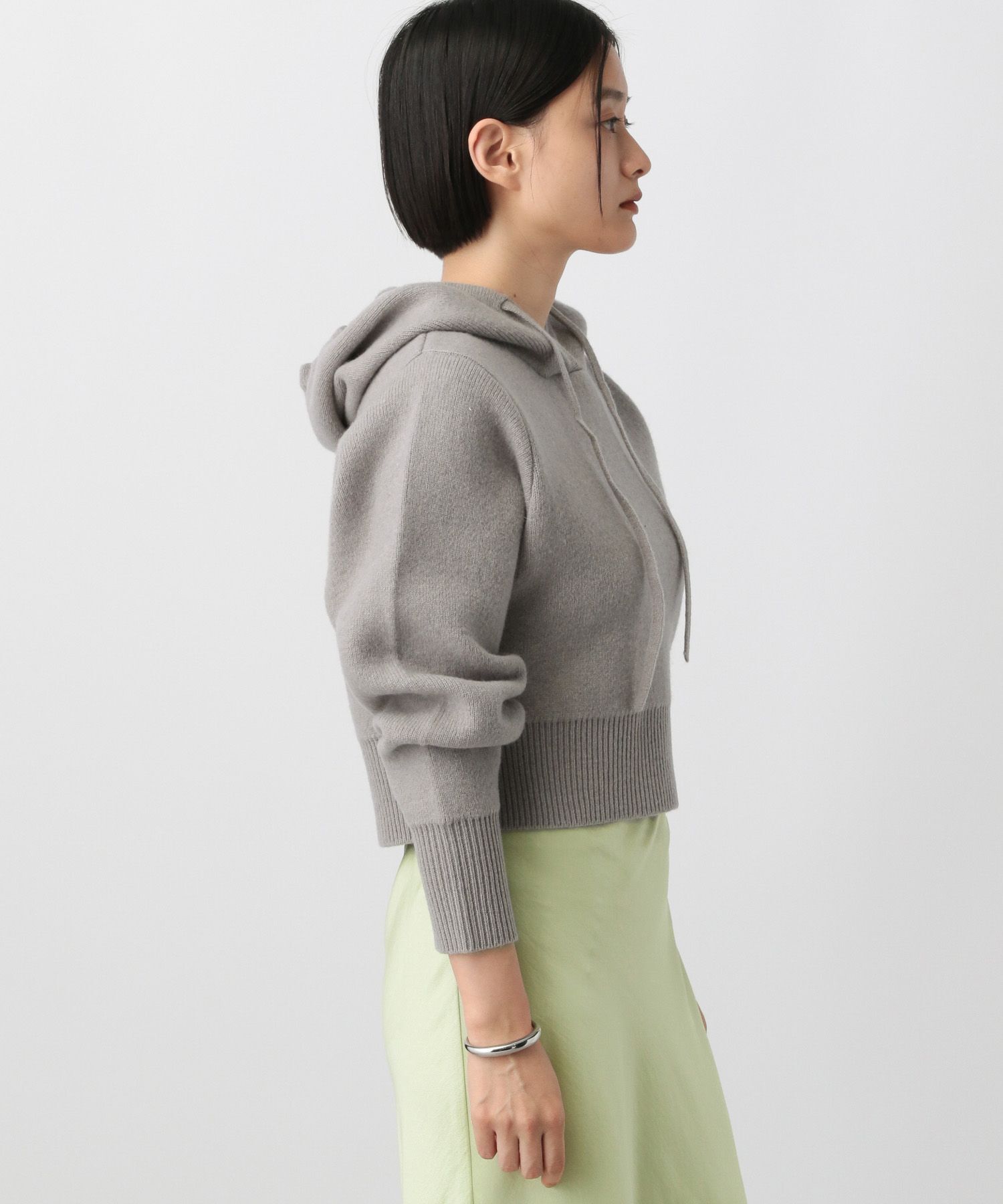 A part by 「コンパクトフードニットプルオーバー」|ニット・セーター|