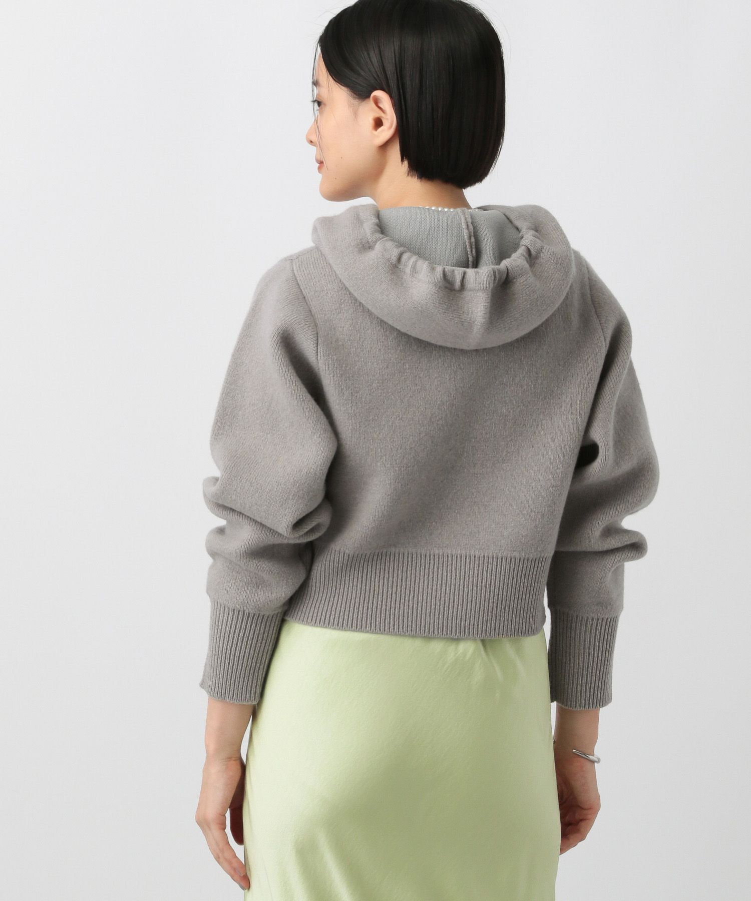 A part by 「コンパクトフードニットプルオーバー」|ニット・セーター|