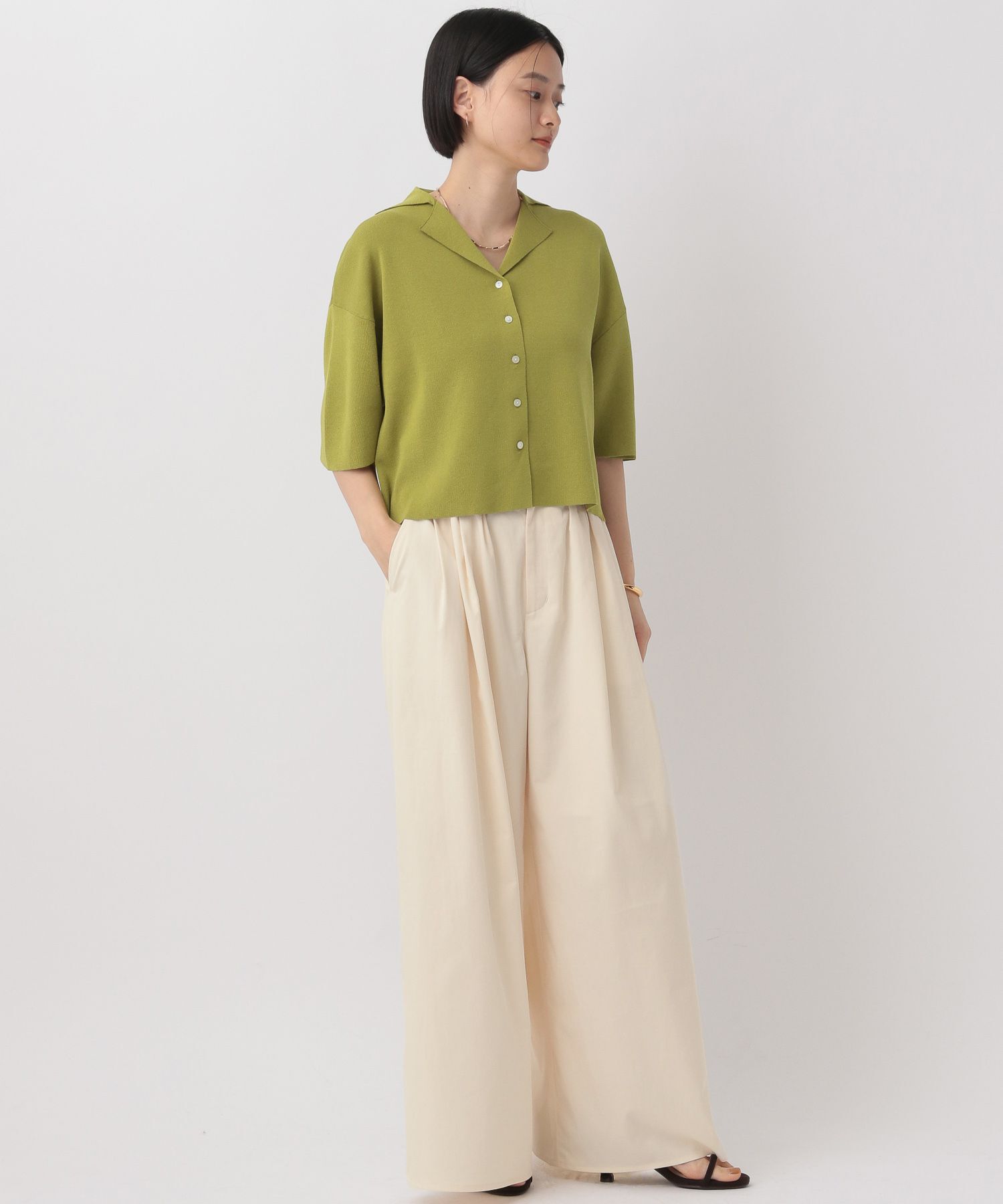 A part by 「【UVカット・接触冷感 WEB限定】カイキンショートニットカーディガン」|ニット・セーター|