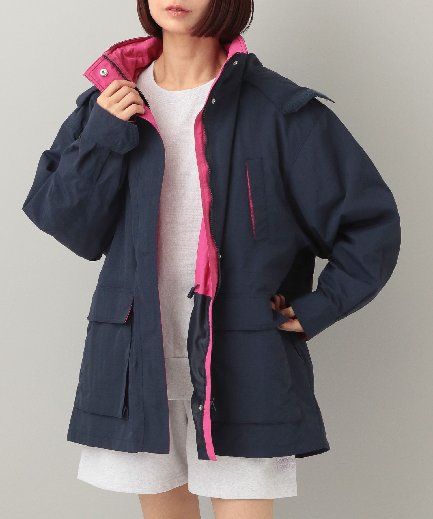 A part by 「【e/rm・コラボ】AOR＊e/rm ナイロンブルゾン」|ブルゾン・スタジャン|