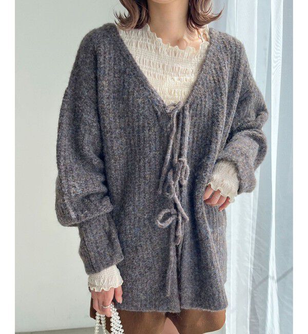 LOWRYS FARM「シャーリングプルオーバーＬＳ」|Tシャツ・カットソー|