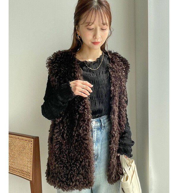 LOWRYS FARM「シャーリングプルオーバーＬＳ」|Tシャツ・カットソー|