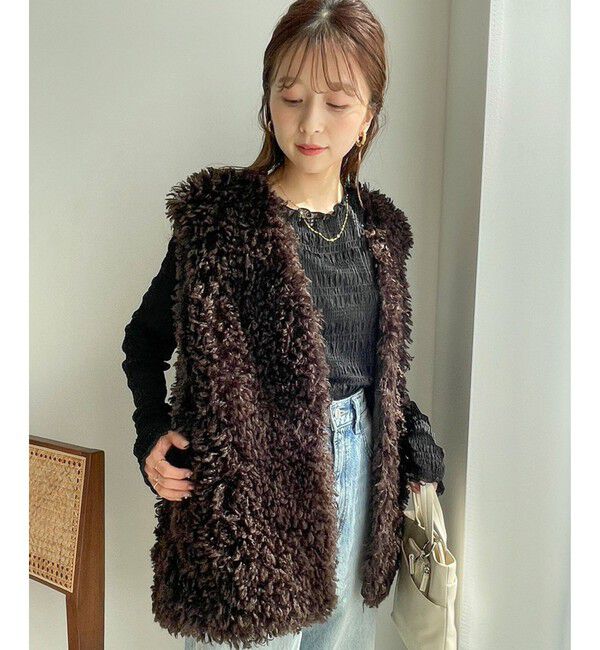 LOWRYS FARM「シャーリングプルオーバーＬＳ」|Tシャツ・カットソー|