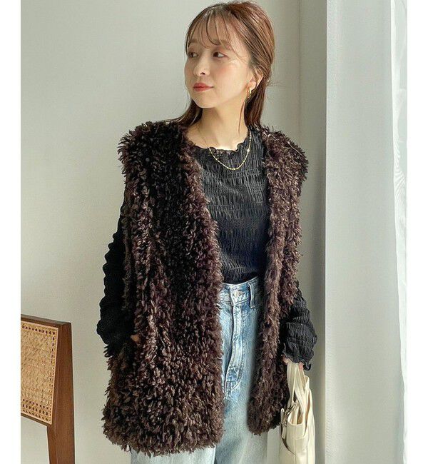 LOWRYS FARM「シャーリングプルオーバーＬＳ」|Tシャツ・カットソー|