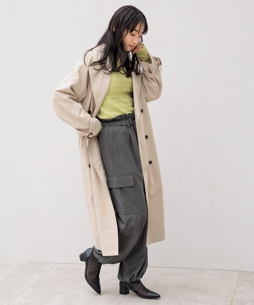 LOWRYS FARM「シャーリングプルオーバーＬＳ」|Tシャツ・カットソー|