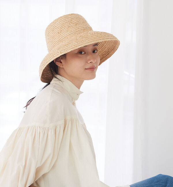 collex「【La Maison de Lyllis】CHOLA スカーフストローハット」|その他|ベージュ
