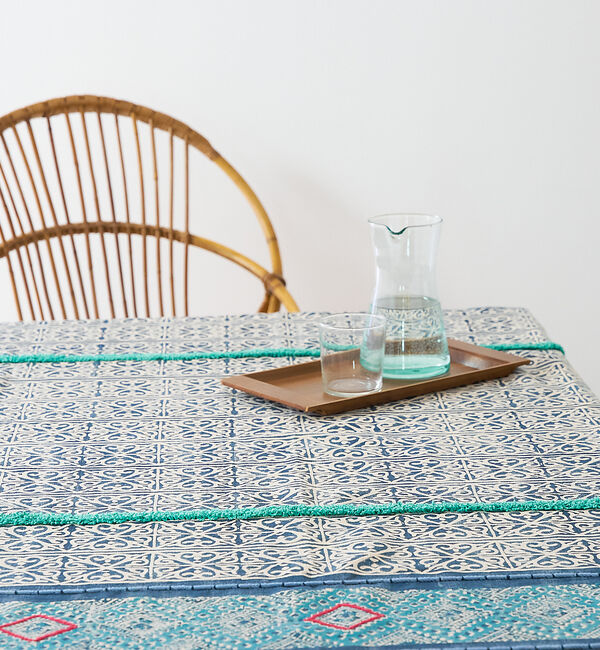 collex「ガルファブリック　マルチクロス」|ブランケット|ブルー