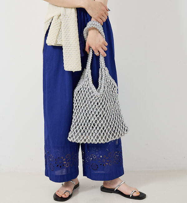 collex「【The Bagmati】 ラメメッシュバッグ」|かごバッグ|