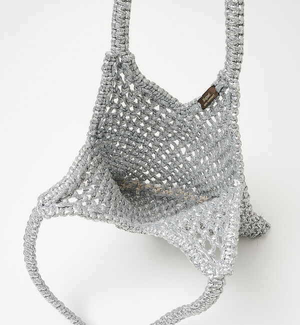 collex「【The Bagmati】 ラメメッシュバッグ」|かごバッグ|