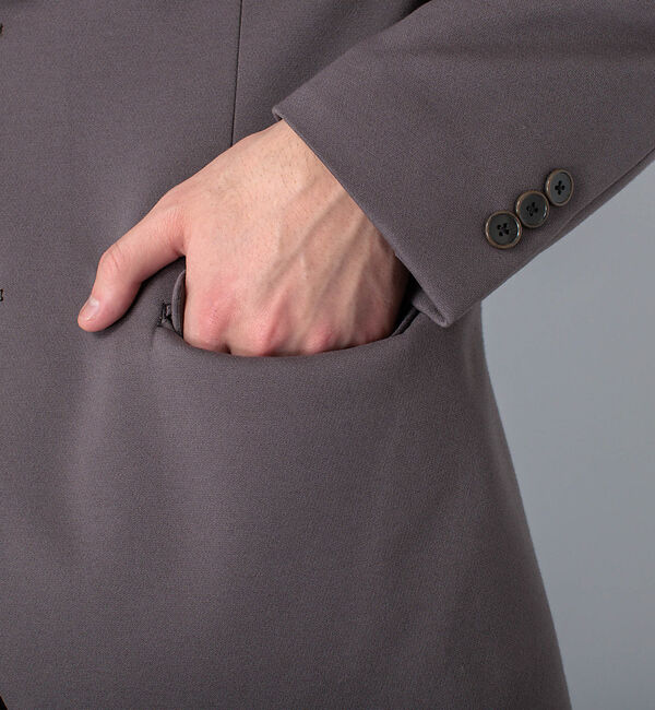 ABAHOUSE「【セットアップ対応/FLEX JACKET】バックメッシュ モクロディー ジャケ」|テーラードジャケット|