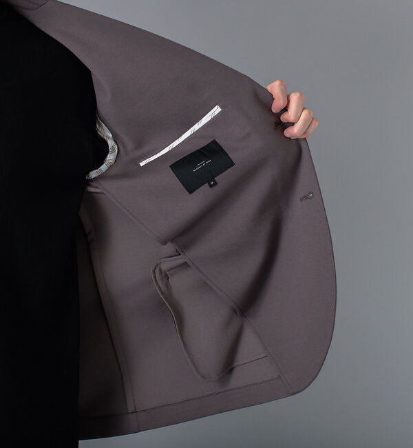 ABAHOUSE「【セットアップ対応/FLEX JACKET】バックメッシュ モクロディー ジャケ」|テーラードジャケット|