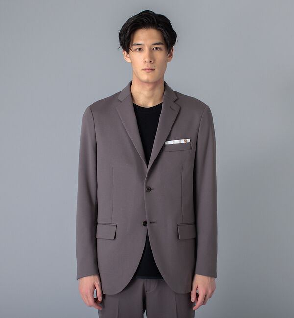 ABAHOUSE「【セットアップ対応/FLEX JACKET】バックメッシュ モクロディー ジャケ」|テーラードジャケット|