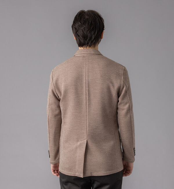 ABAHOUSE「ウールミックス ツイードライク ジャージージャケット」|その他|