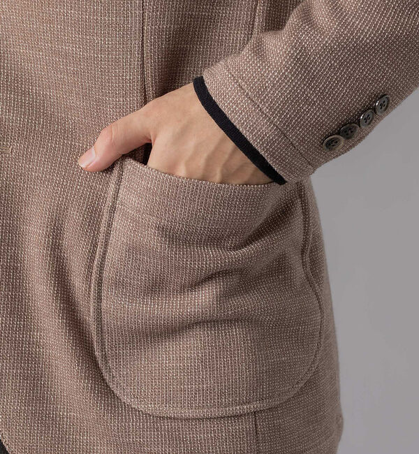 ABAHOUSE「ウールミックス ツイードライク ジャージージャケット」|その他|