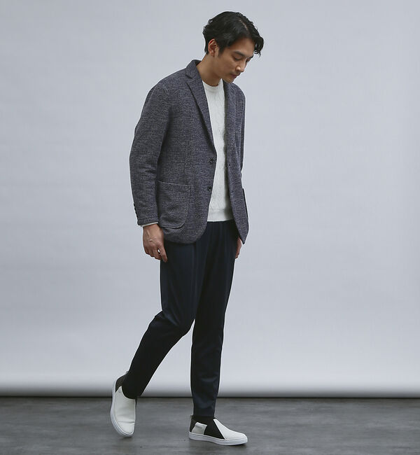 ABAHOUSE「ウールミックス ツイードライク ジャージージャケット」|その他|