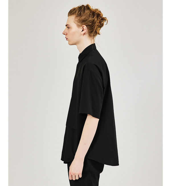 ABAHOUSE「【AH ABAHOUSE / セットアップ対応】撥水 ストレッチ 半袖シャツ」|シャツ・ブラウス|